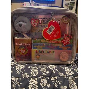 TY Beanie Babies Platinum Edition Official Club Membership Kit Rare